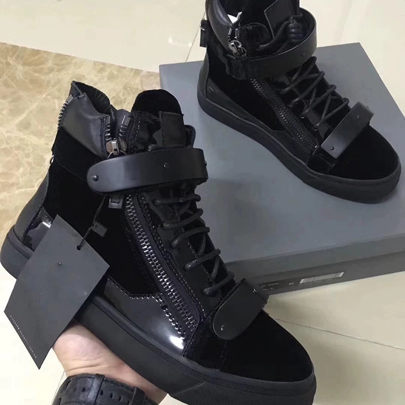 Mujer Botines Cremallera Plana Tachas