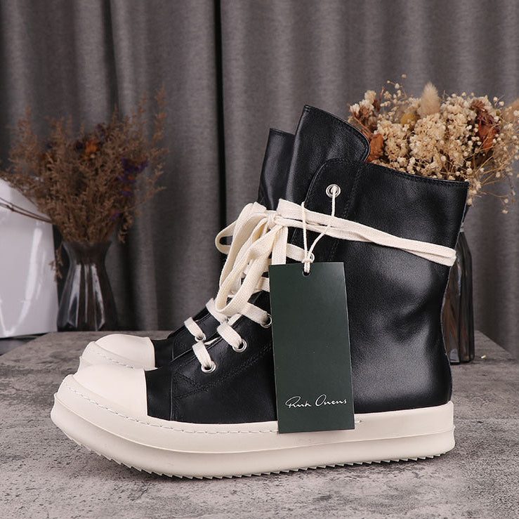 Rick Owens Ramones Leather DRKSHDW