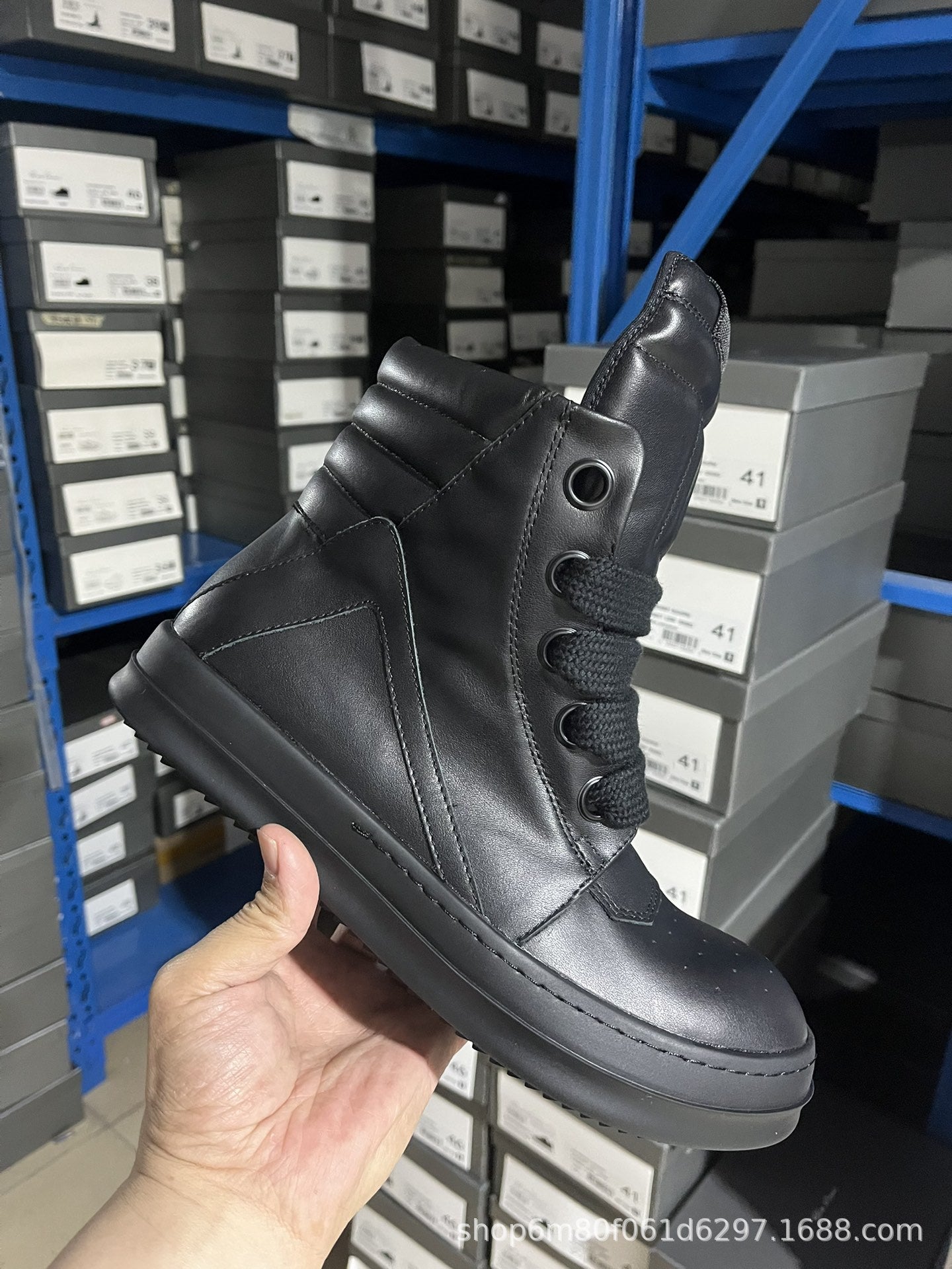 Rick Owens Geobasket Jumbolace