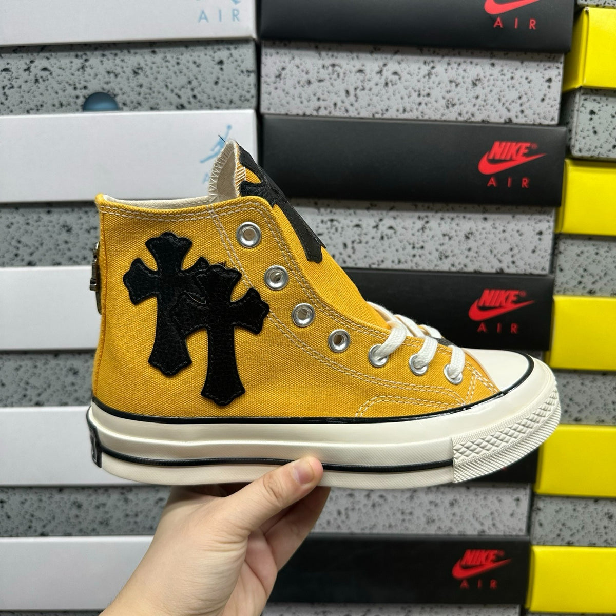 Chrome Hearts Cross Patch Converse Chuck 70