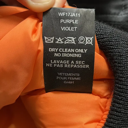 Vetements TFD Black Bomber