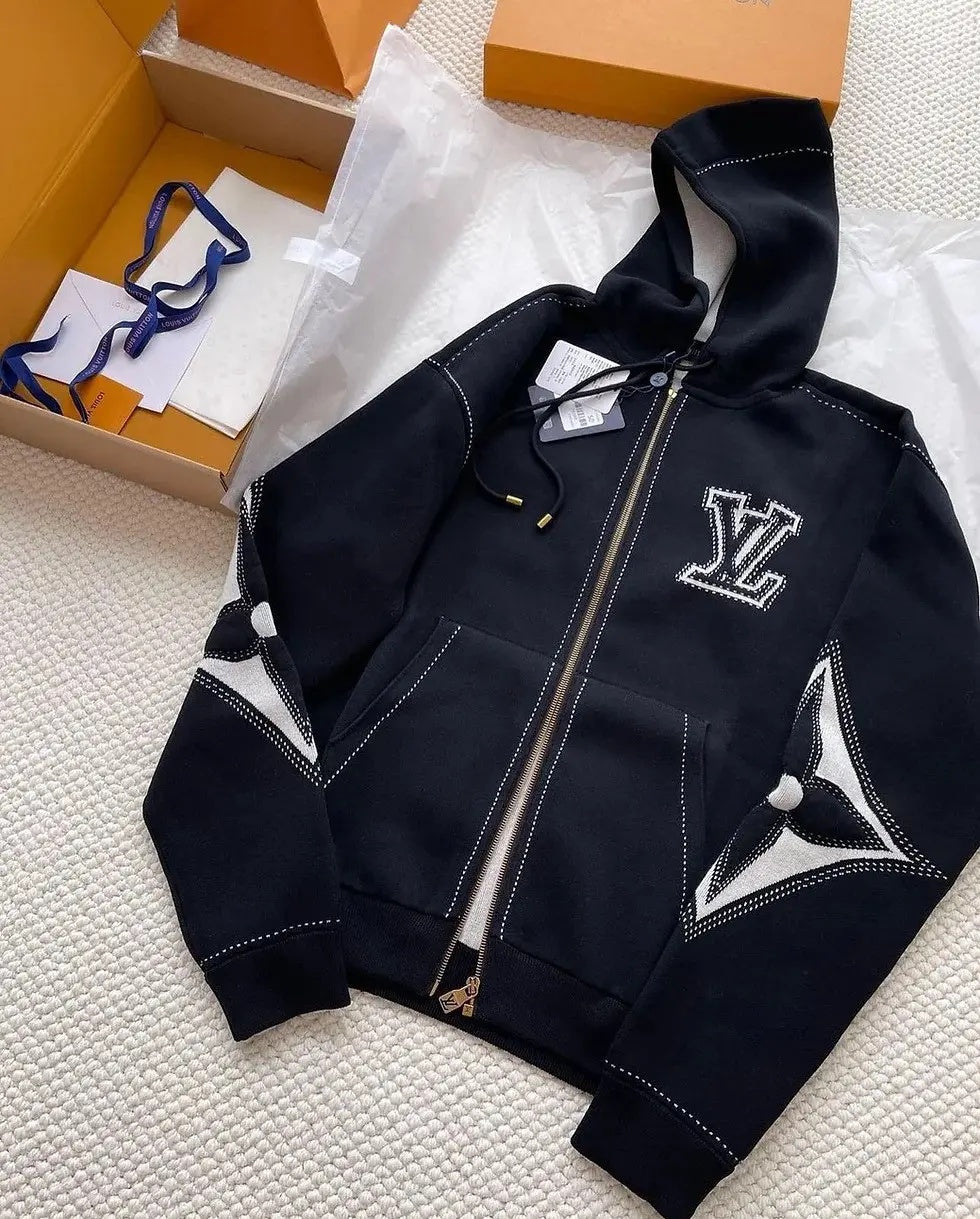 Louis Vuitton Graphic Intarsia Hoodie