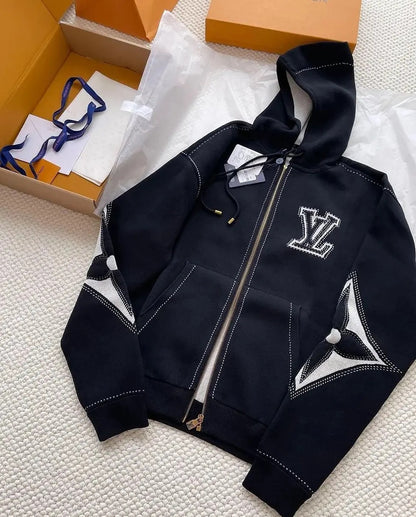 Louis Vuitton Graphic Intarsia Hoodie