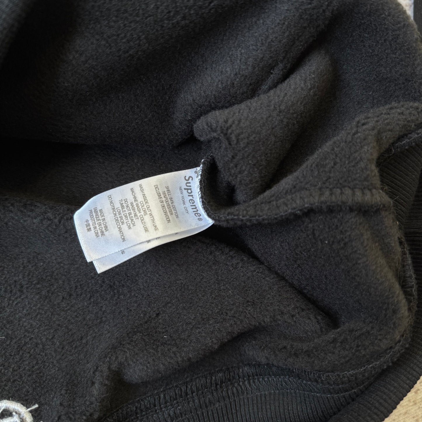 Supreme Big Back Logo Hoodie