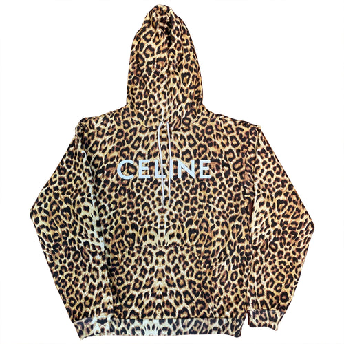 Celine Leopard Hoodie