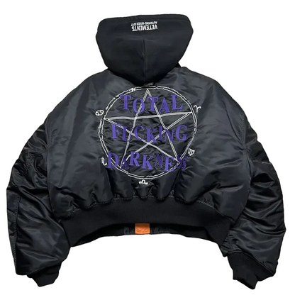 Vetements TFD Black Bomber