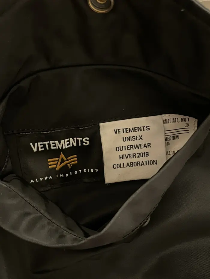 Vetements Alpha Industries Racing Jacket