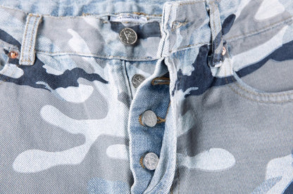 Vetements Cammo Blue Pants