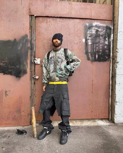 Mowalola Bomber Graffiti Hooded