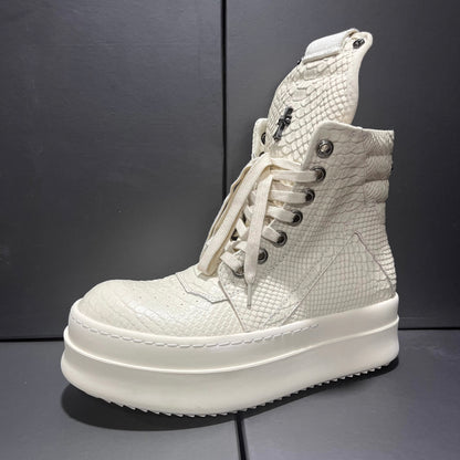 Rick Owens Geobasket Chrome Hearts Reptile