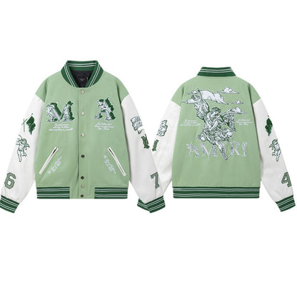 Chaqueta Beisbolera Casual de Mujer