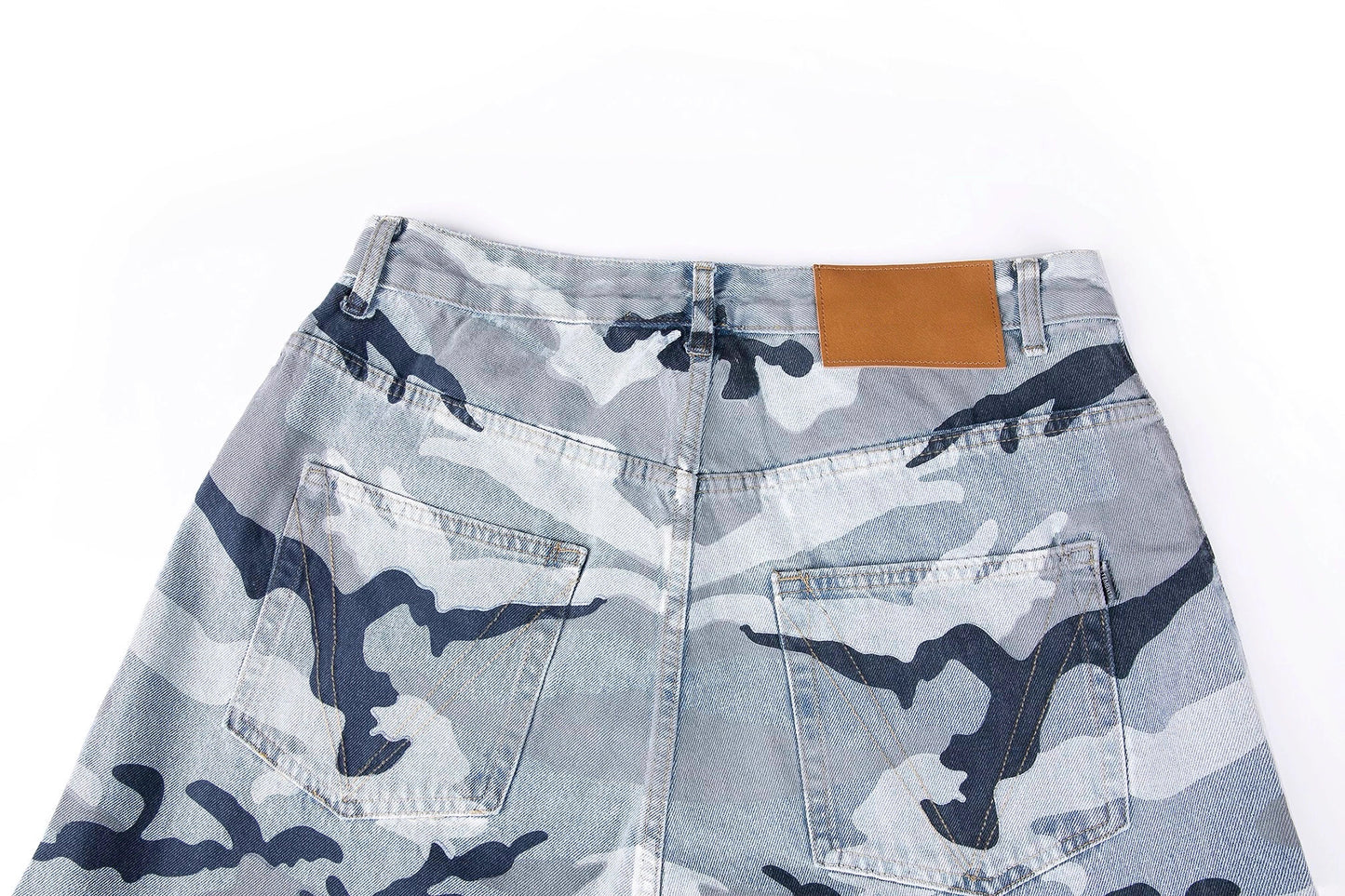 Vetements Cammo Blue Pants