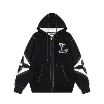 Louis Vuitton Graphic Intarsia Hoodie