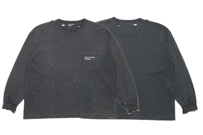 Camiseta Melancólica con Estampado de Retrato Ilustrado