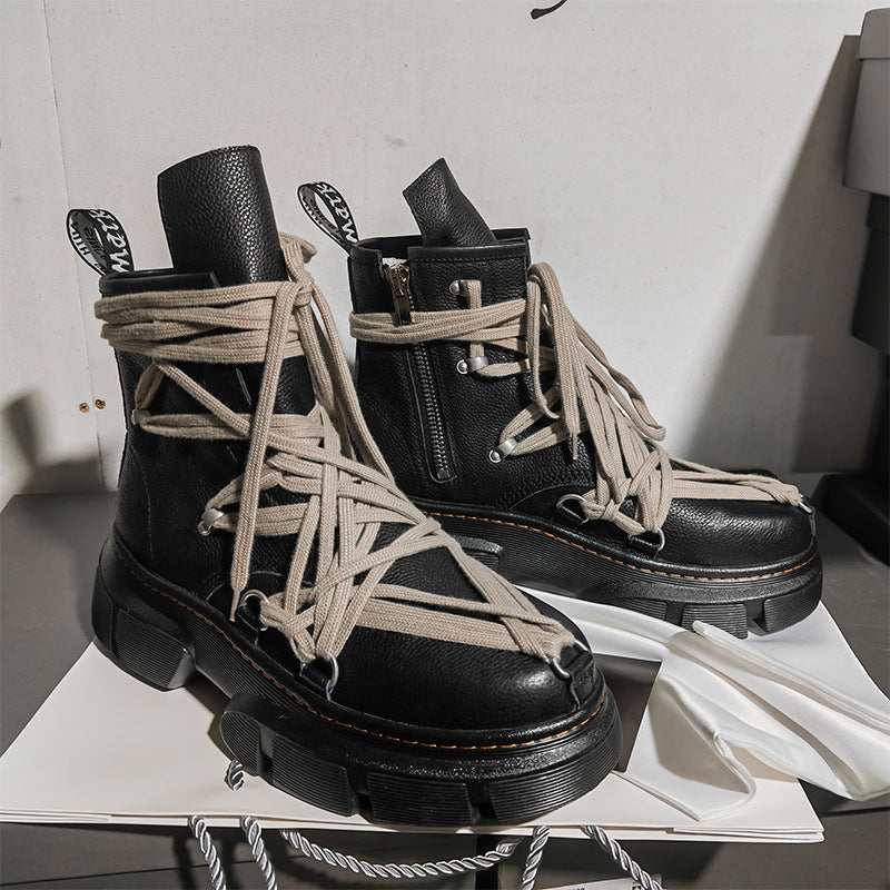 1460 Rick Owens Leather DMXL Platform Megalace