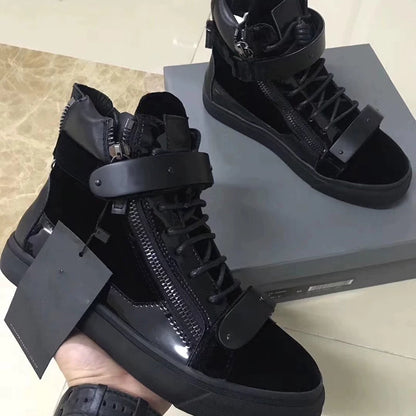 Mujer Botines Cremallera Plana Tachas