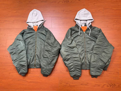 Vetements Green Gray Hooded