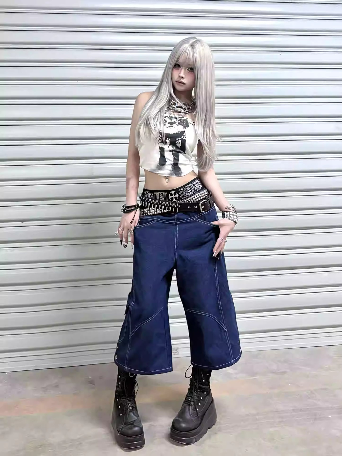 PAIKI Tribal Multipocket Jorts