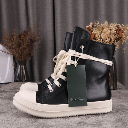 Rick Owens Ramones Leather DRKSHDW