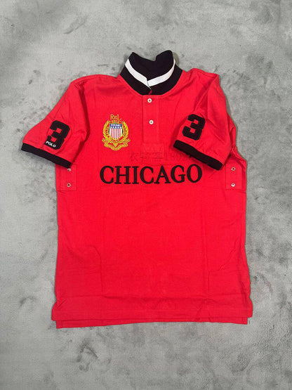 Polo Casual Hombre Manga Corta Bordado