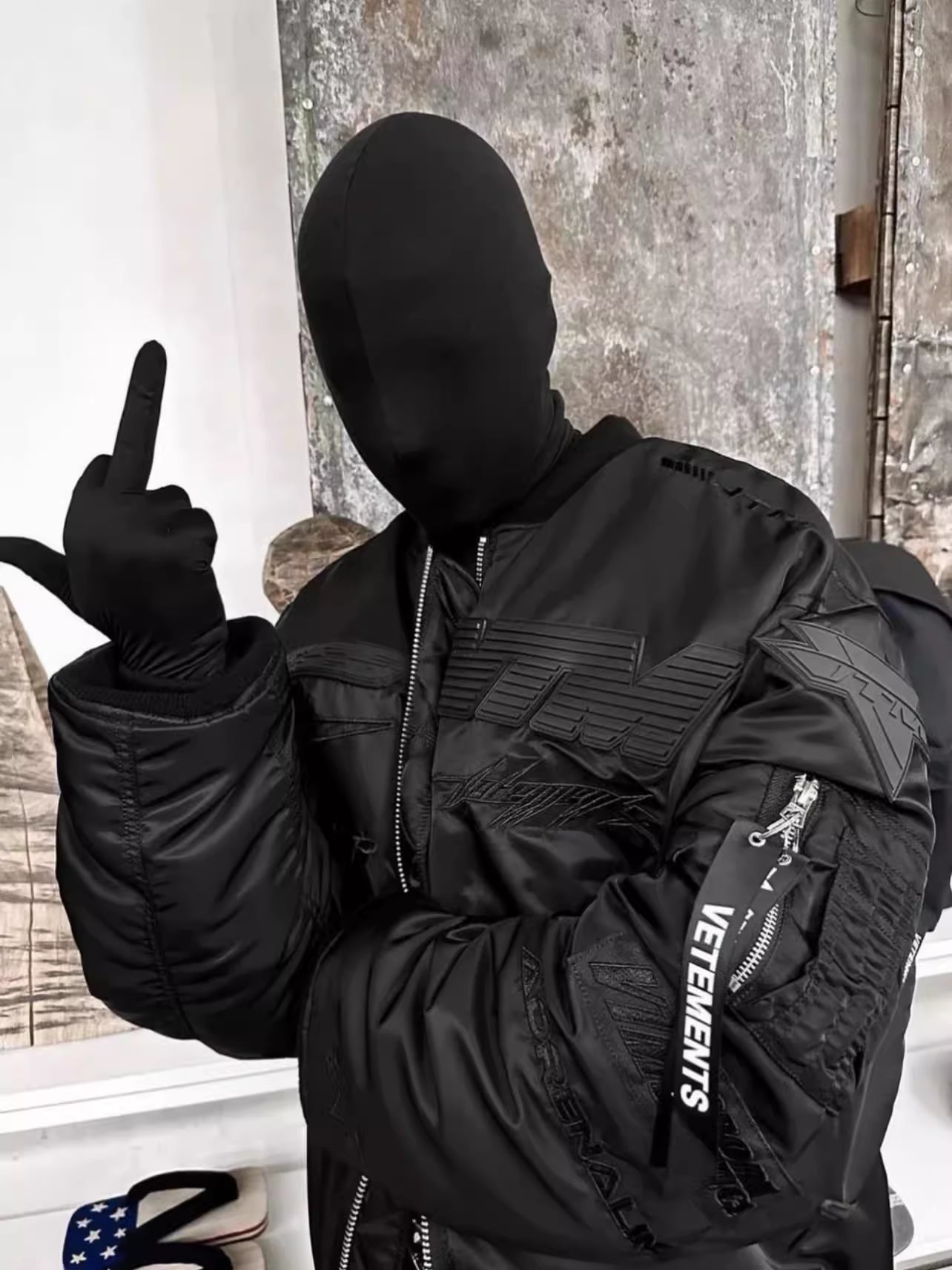Vetements Alpha Industries Blackout Bomber