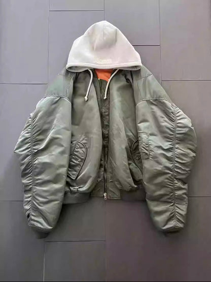 Vetements Green Gray Hooded