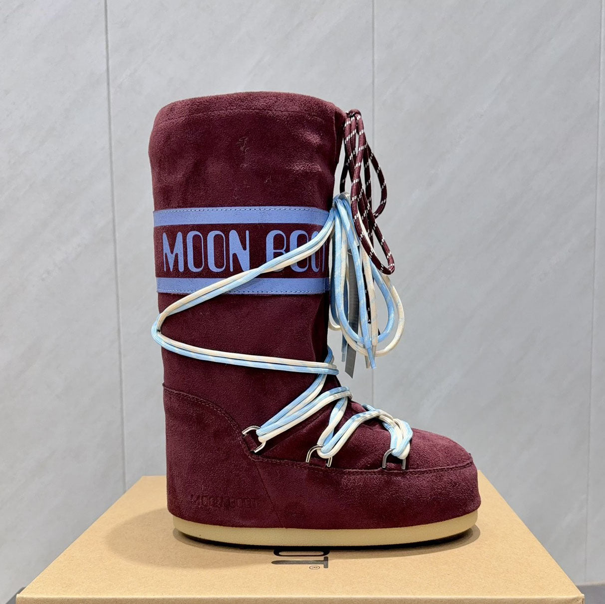Botas de Nieve con Cordones y Forro de Piel