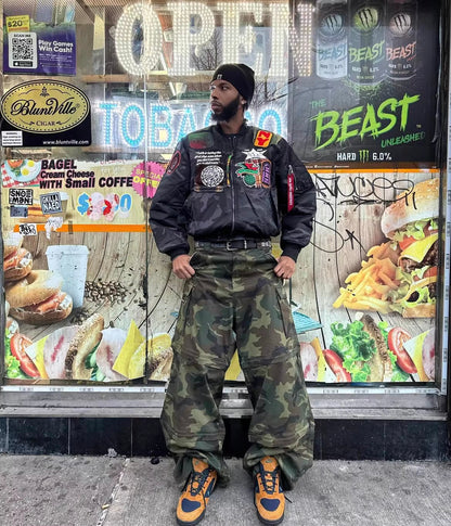 Vetements Cammo Green Cargo Pants