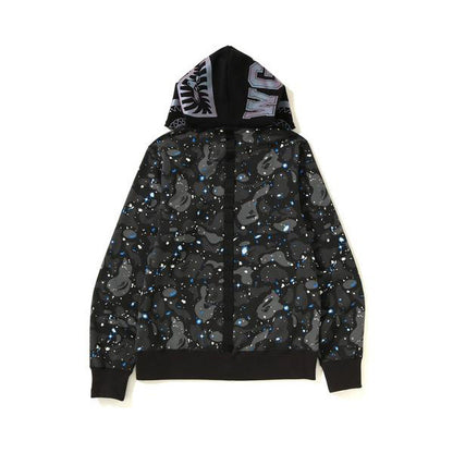 Sudadera con Capucha de Tiburón Bordada 1:1 Estilo Callejero