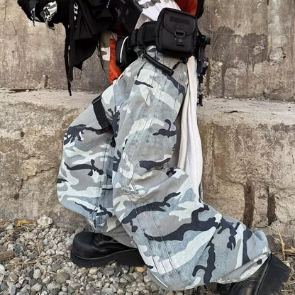 Vetements Cammo Blue Pants