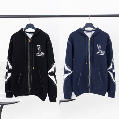 Louis Vuitton Graphic Intarsia Hoodie
