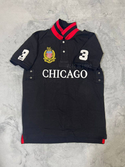 Polo Casual Hombre Manga Corta Bordado