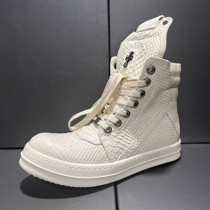 Rick Owens Geobasket Chrome Hearts Reptile