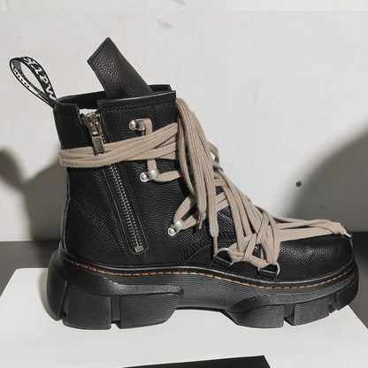 1460 Rick Owens Leather DMXL Platform Megalace