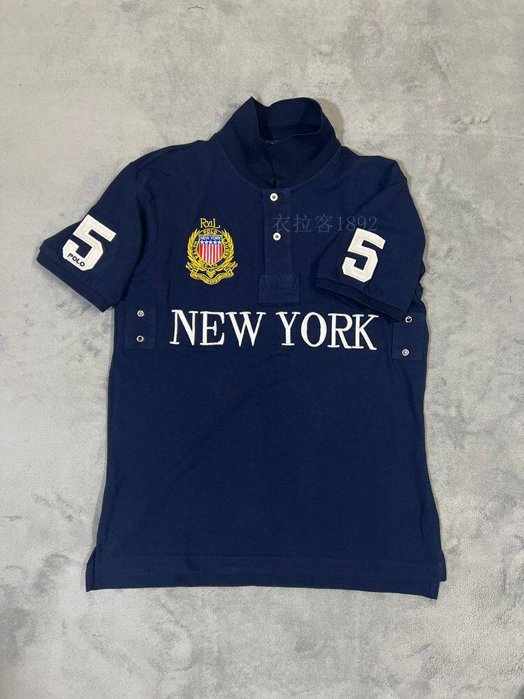 Polo Casual Hombre Manga Corta Bordado