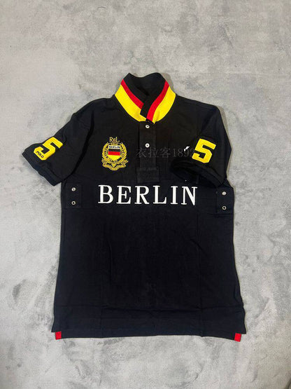 Polo Casual Hombre Manga Corta Bordado