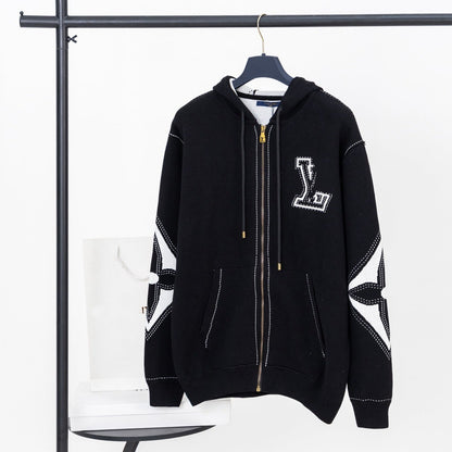 Louis Vuitton Graphic Intarsia Hoodie