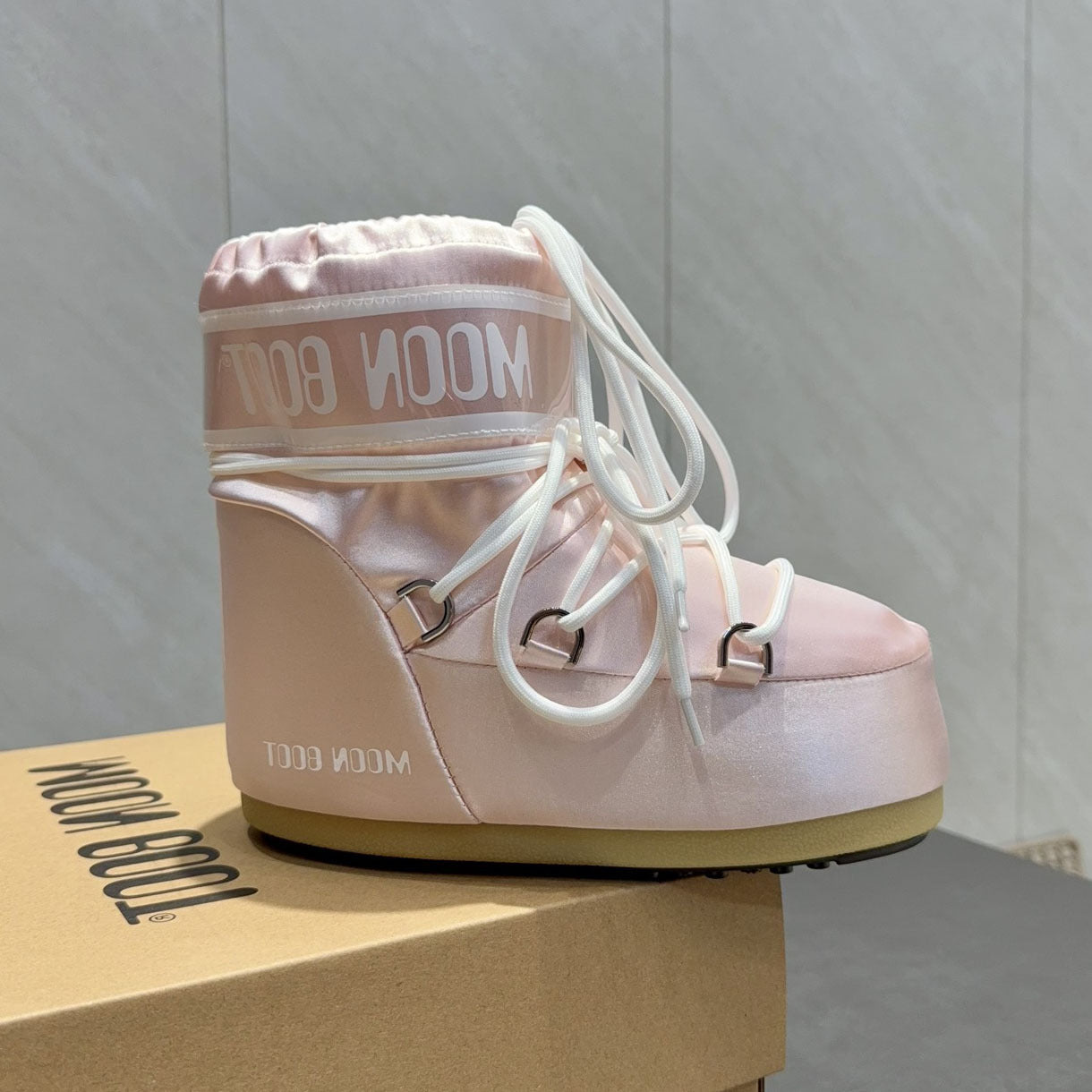 Botas de Nieve de Plataforma con Forro de Piel para Mujer