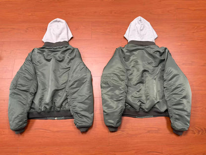 Vetements Green Gray Hooded
