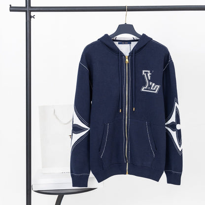 Louis Vuitton Graphic Intarsia Hoodie