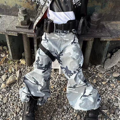 Vetements Cammo Blue Pants