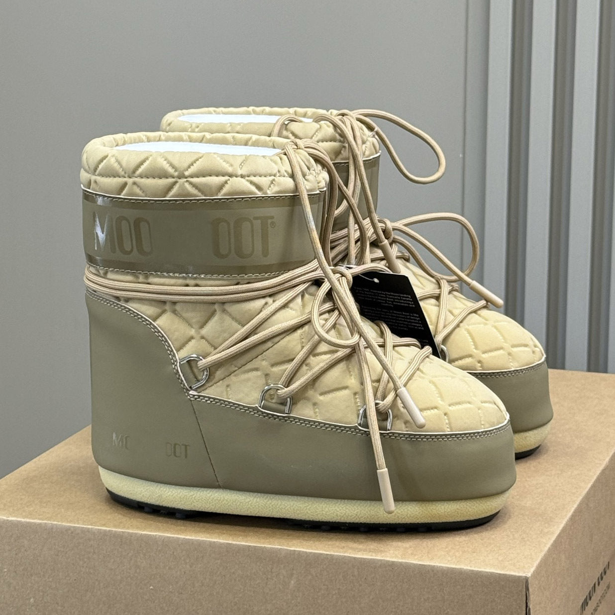 Botas de Nieve de Plataforma con Forro de Piel para Mujer