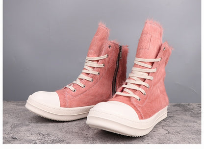 Rick Owens Ramones Pony Hair DRKSHDW