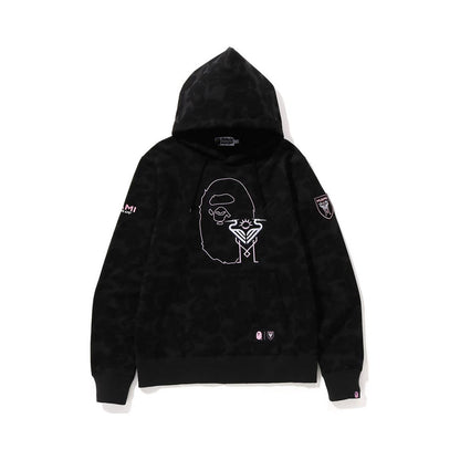 Sudadera con Capucha de Tiburón Bordada 1:1 Estilo Callejero