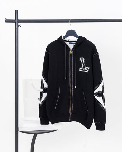 Louis Vuitton Graphic Intarsia Hoodie