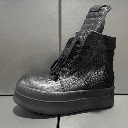 Rick Owens Geobasket Chrome Hearts Reptile