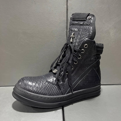 Rick Owens Geobasket Chrome Hearts Reptile