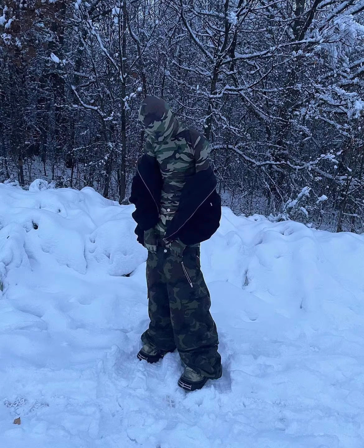 Vetements Cammo Green Cargo Pants