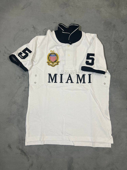 Polo Casual Hombre Manga Corta Bordado