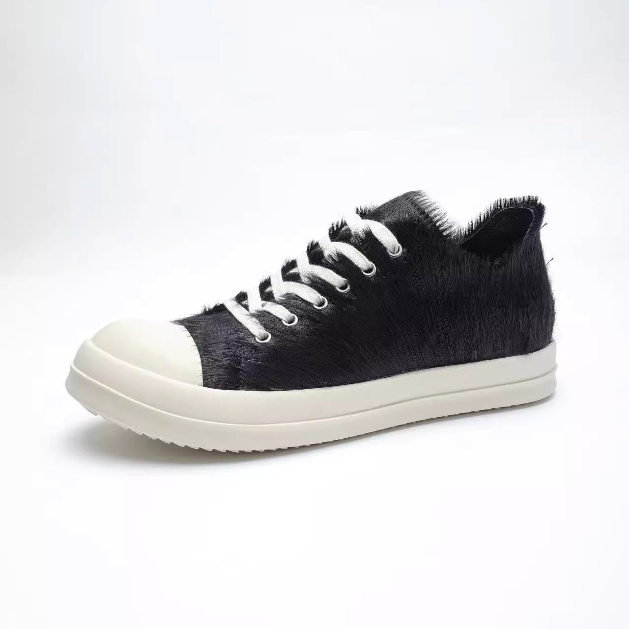 Rick Owens Ramones Pony Hair DRKSHDW Low